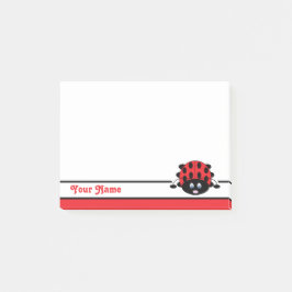 Gepersonaliseerde Red Ladybug Post-it® Notes