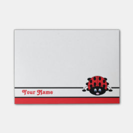 Gepersonaliseerde Red Ladybug Post-it® Notes