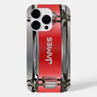 Gepersonaliseerde Red Snare Drum Case-Mate iPhone 14 Pro Hoesje