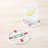 gepersonaliseerde reddingsmiddelen voor de scheepv zandsteen onderzetter (Zijkant)