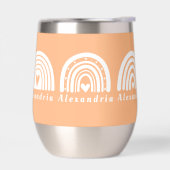 Gepersonaliseerde regenbogen perzik (Links)