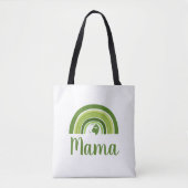Gepersonaliseerde regenboog Aarde Mama Tote Bag (Voorkant)