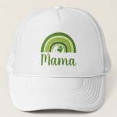 Gepersonaliseerde regenboog aarde Mama Trucker Pet (Voorkant)
