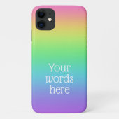 Gepersonaliseerde regenboog Case-Mate iPhone case (Achterkant)
