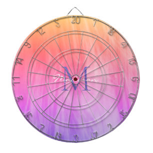 Gepersonaliseerde regenboog dartbord