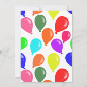 Gepersonaliseerde regenboog Happy 7th Birthday Let Kaart (Achterkant)