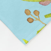 Gepersonaliseerde regenboog Koala Animal Fleece De Deken (Hoek)