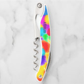 Gepersonaliseerde regenboog kurkentrekker (Voorkant)