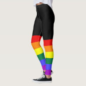 Gepersonaliseerde regenboog LGBT Pride Leggings (Links)