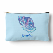 Gepersonaliseerde regenboog oceaan zeeschelp illus