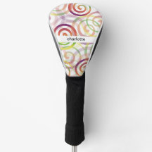 Gepersonaliseerde regenboog spiraaltjes patroon