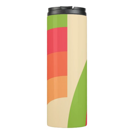 Gepersonaliseerde regenboog thermosbeker (Achterkant)