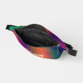 Gepersonaliseerde regenboogbloesem heuptasje (Open)