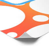 Gepersonaliseerde regenboogdag poster (Hoek)