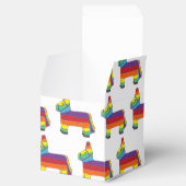 Gepersonaliseerde regenboogDonkey Piñata Birthday  Bedankdoosjes (Geopend)