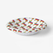 Gepersonaliseerde regenboogDonkey Piñata Birthday  Papieren Kommen (Gebogen)