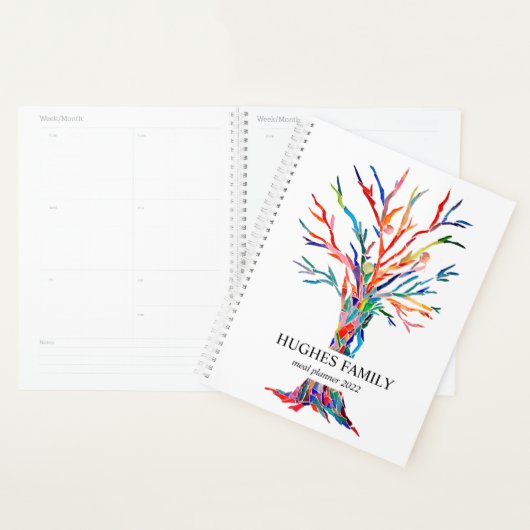 Gepersonaliseerde regenboogfamilie - Meal Planner  (Display)