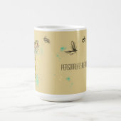 Gepersonaliseerde regenboogforel 15 oz. Keramische Koffiemok (Center)