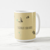 Gepersonaliseerde regenboogforel 15 oz. Keramische Koffiemok (Voorkant rechts)