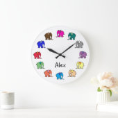 Gepersonaliseerde regenboogkleurige parade voor ew grote klok (Huis)