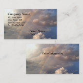 Gepersonaliseerde regenboogVisitekaartjes Visitekaartje (Voorkant / Achterkant)