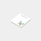 Gepersonaliseerde regenboogvlinder Post Post-it® Notes (Schuin)