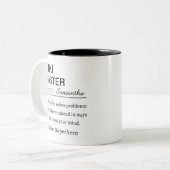 Gepersonaliseerde Reiki Master Definitie Mok (Voorkant links)