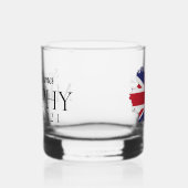 Gepersonaliseerde reis bruiloft Drinkware Set Whisky Glas (Rechts)