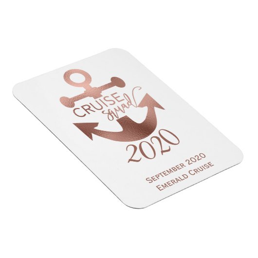 Gepersonaliseerde reis- en rustdag van cruisesplei magneet (Rechterzijde)