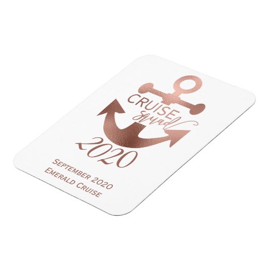 Gepersonaliseerde reis- en rustdag van cruisesplei magneet (Linkerzijde)