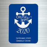 Gepersonaliseerde reis- en rustdag van cruisesplei magneet<br><div class="desc">Dit ontwerp is gemaakt door middel van digitale kunst. Het kan worden aangepast in het gebied dat wordt aangeboden of aangepast door de klik te kiezen om de andere optie aan te passen en de naam, initialen of woorden te wijzigen. U kunt de tekstkleur en de stijl ook veranderen of...</div>
