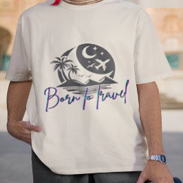 Gepersonaliseerde reis & vakantie t-shirt