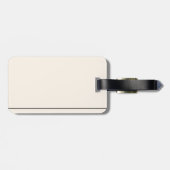 Gepersonaliseerde reisbagage Vakantietag Bagagelabel (Achterkant horizontaal)