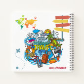 Gepersonaliseerde reisplannen notitieboek (Achterkant)