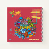 Gepersonaliseerde reisplannen notitieboek (Achterkant)