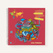 Gepersonaliseerde reisplannen notitieboek (Voorkant)