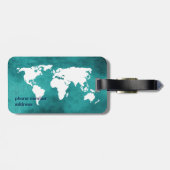 Gepersonaliseerde reizen bagagelabel (Achterkant horizontaal)