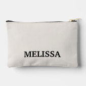 Gepersonaliseerde reiziger Pouch Travel make-up ta Etui (Achterkant)