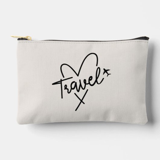 Gepersonaliseerde reiziger Pouch Travel make-up ta Etui (Voorkant)
