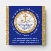 Gepersonaliseerde religieuze geschenken, voor Hem  Fotoplaat (Voorkant)