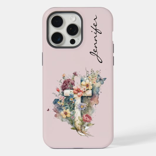 Gepersonaliseerde religieuze iPhone Case Hoesje (Achterkant)