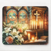 Gepersonaliseerde Religieuze Muismat (Voorkant)