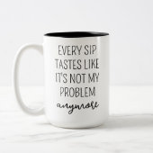 Gepersonaliseerde Retirement Coffee Mok, Happy Ret Tweekleurige Koffiemok (Links)