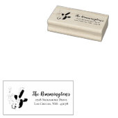Gepersonaliseerde retouradres stempel Bohemian Cac (Gestempeld)