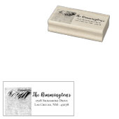 Gepersonaliseerde retouradres stempel Tarwe op Bur (Gestempeld)