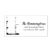 Gepersonaliseerde retouradres stempel wit washout (Afrduk)