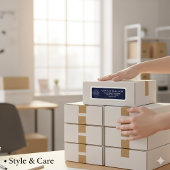 Gepersonaliseerde retouradreslabels - Jouw tekst t Etiket