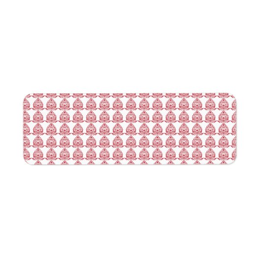 Gepersonaliseerde retouradresslabels voor brieven etiket (Voorkant)