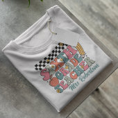 Gepersonaliseerde Retro 6e klas leraar T-shirt
