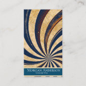 Gepersonaliseerde Retro  Abstract Trendy Visitekaartje (Voorkant)